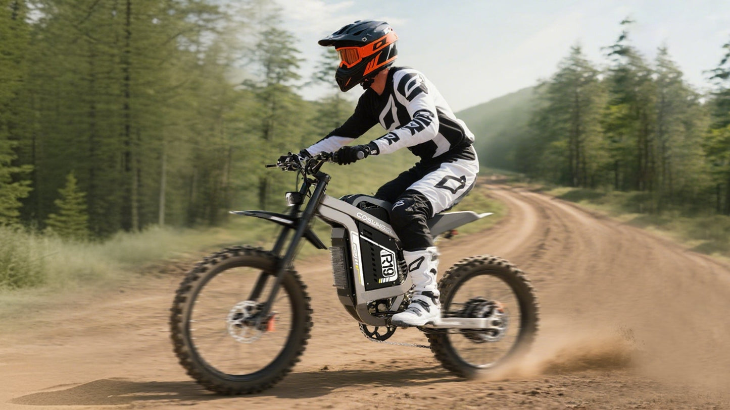 COSWHEEL R19 19" Electric Dirt Bike 3000W Motor 72V 40Ah Battery