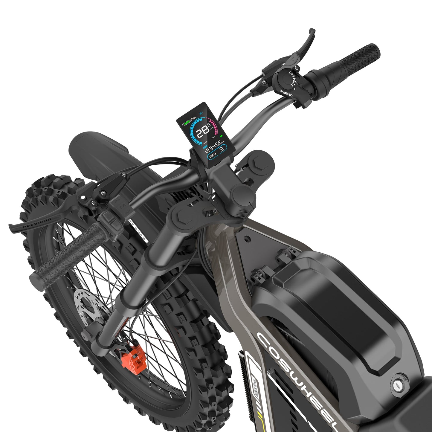 COSWHEEL R19 19" Electric Dirt Bike 3000W Motor 72V 40Ah Battery