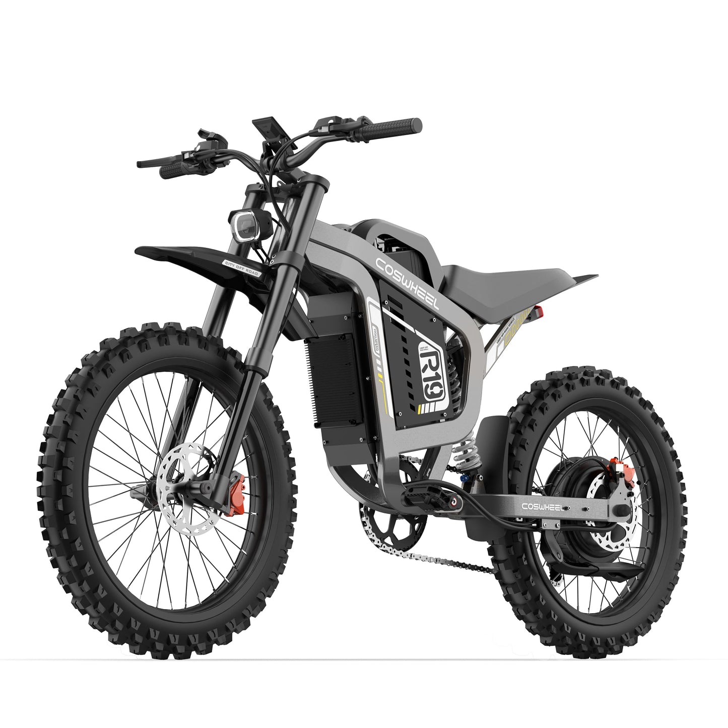 COSWHEEL R19 19" Electric Dirt Bike 3000W Motor 72V 40Ah Battery