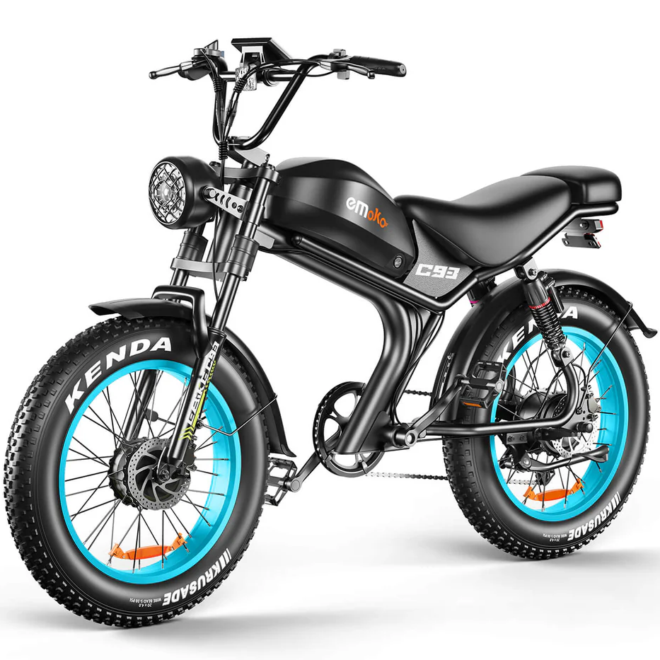 EMOKO C93 20" Electric Motorcycle 2000W Dual Motor 48V 23Ah Battery