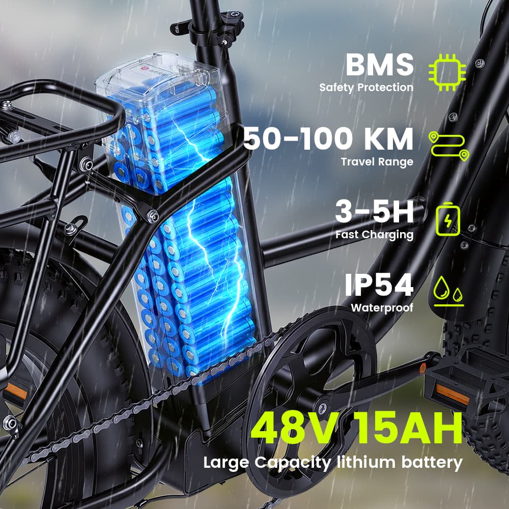 GLEERIDE EC540 Fat Tire Electric Bike