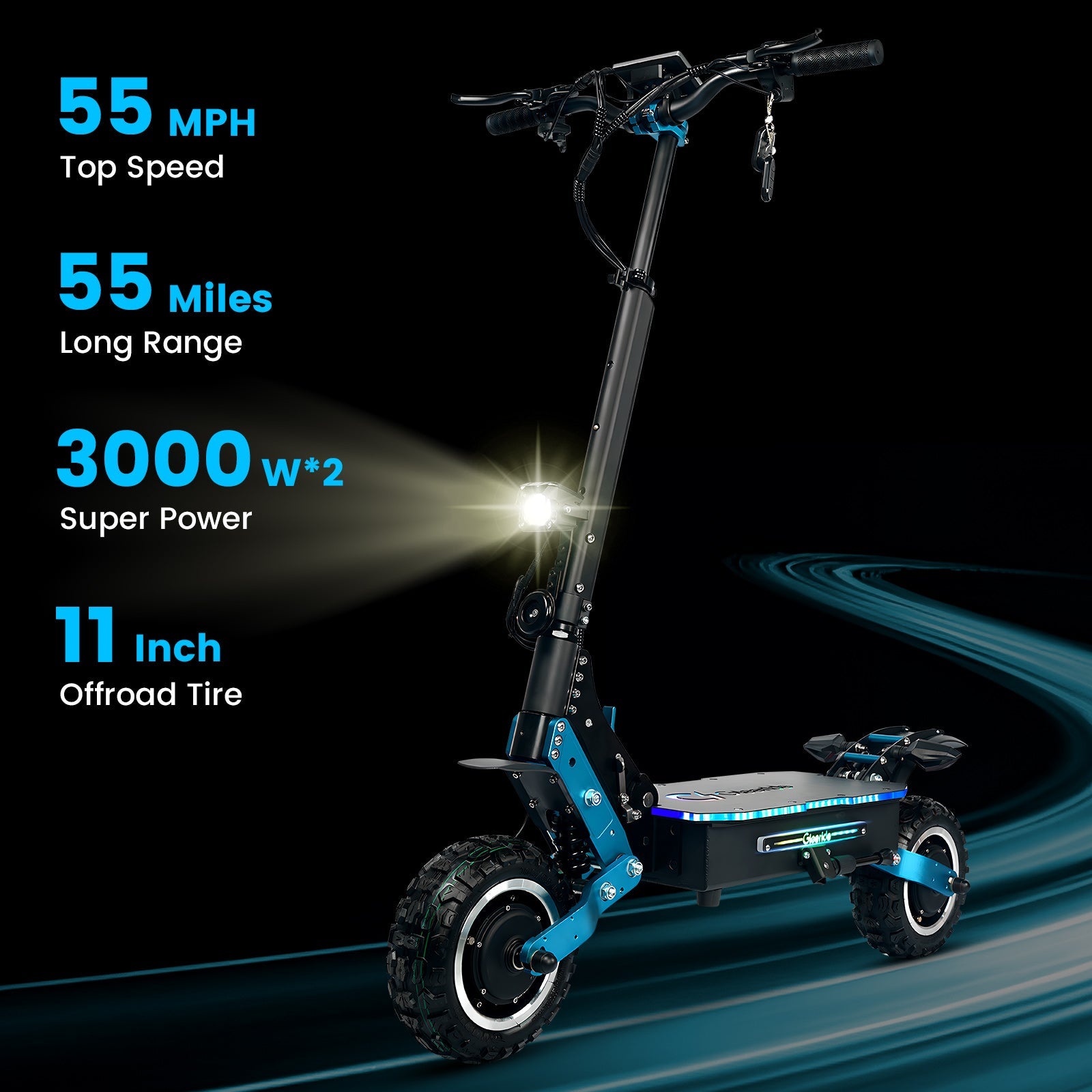 GleeRide H5 11" Off Road Electric Scooter