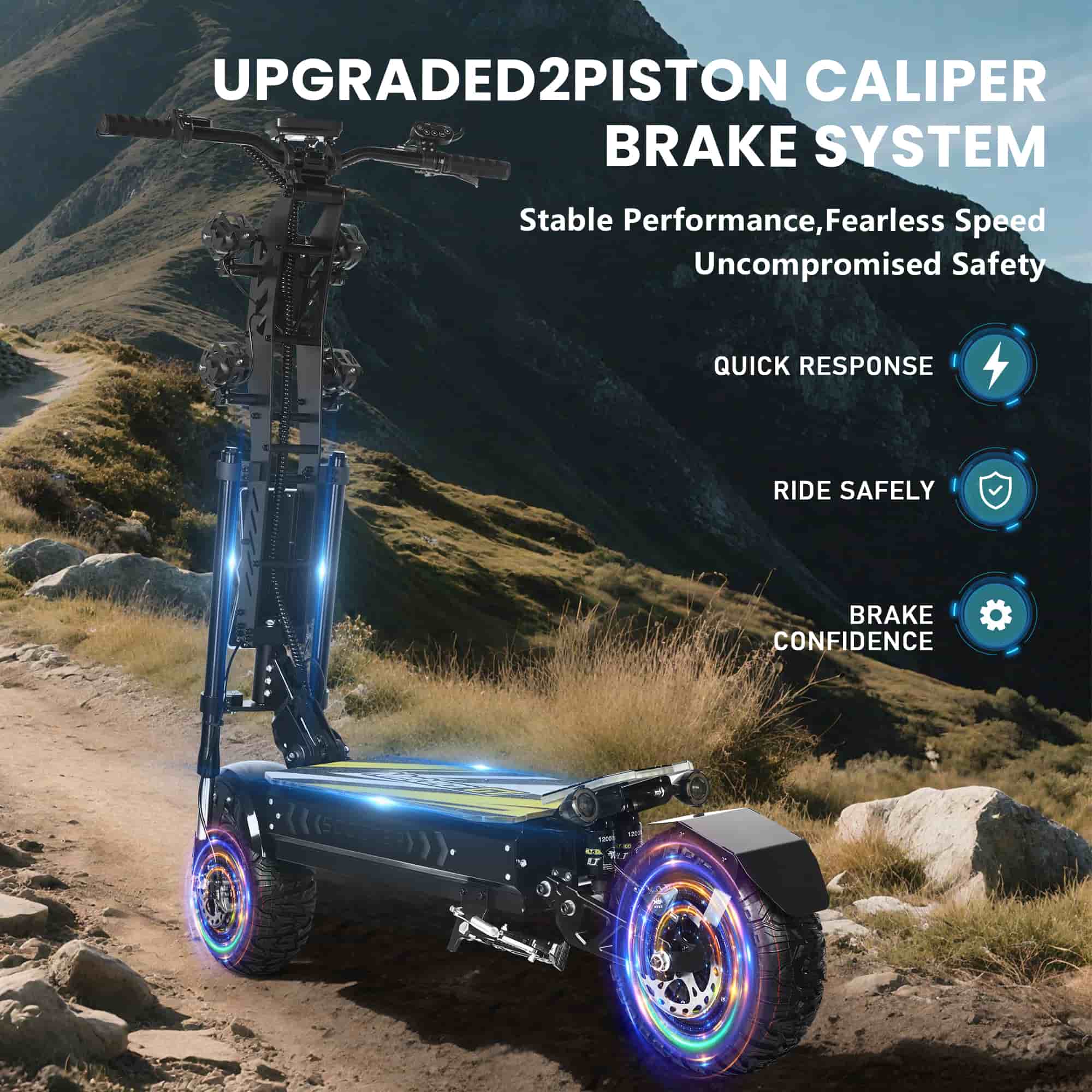 GleeRide A7 MAX Off Road Electric Scooter