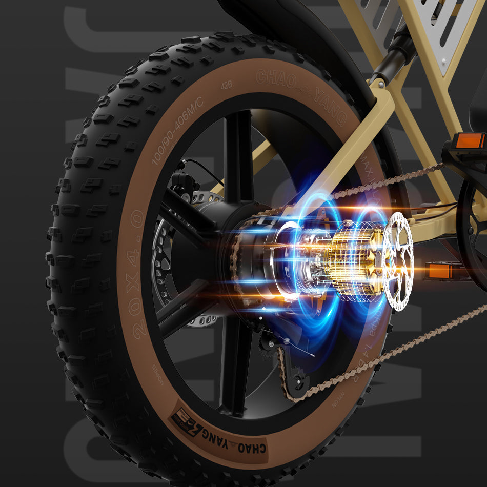 JANSNO X70 Fat Tire Electric Bike