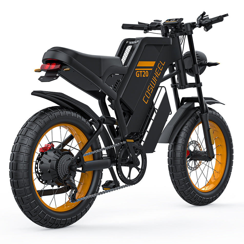COSWHEEL GT20 20" Electric Motorcycle 1000W Motor 48V 25Ah Battery