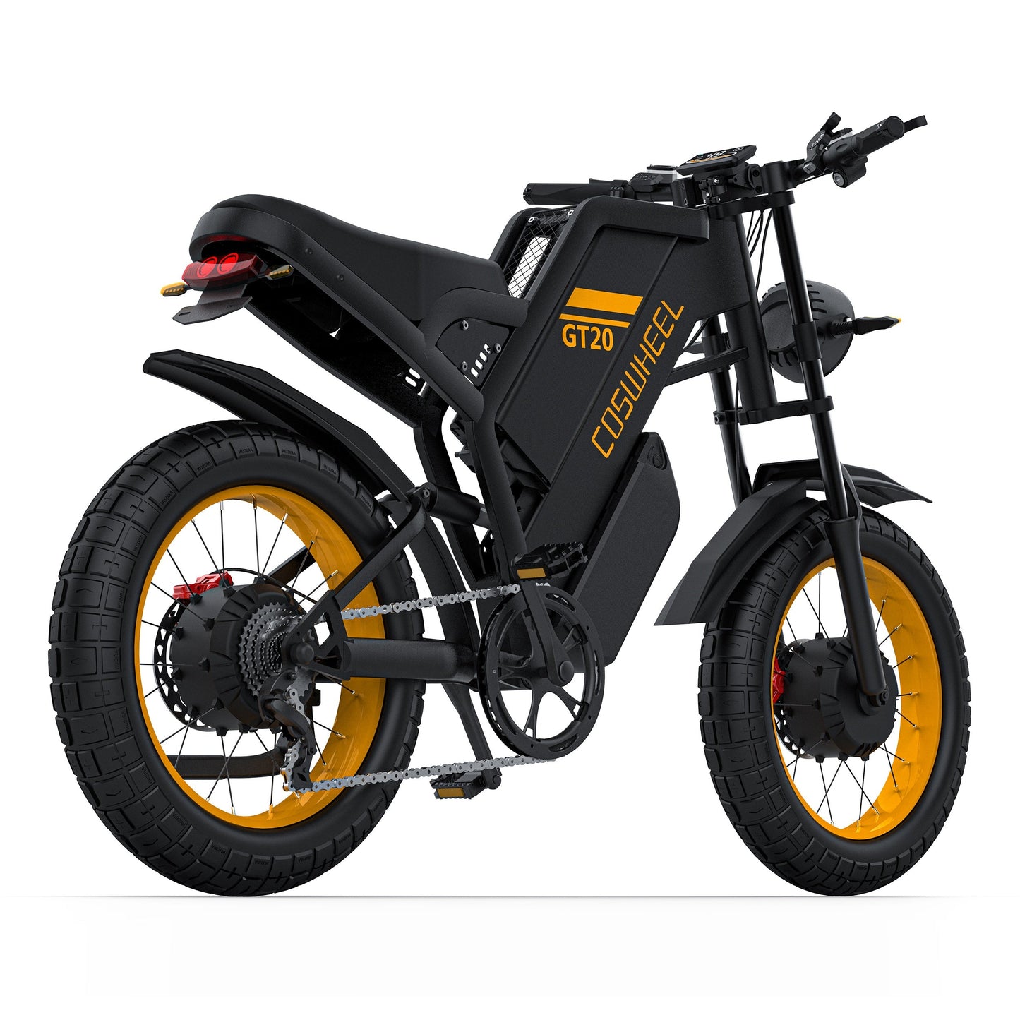 COSWHEEL GT20 PRO 20" Electric Motorcycle 2000W Dual Motor 48V 40Ah Battery