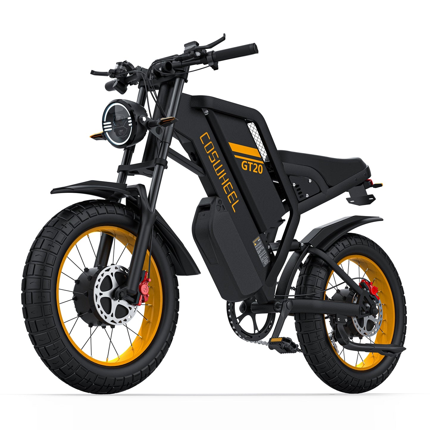 COSWHEEL GT20 PRO 20" Electric Motorcycle 2000W Dual Motor 48V 40Ah Battery