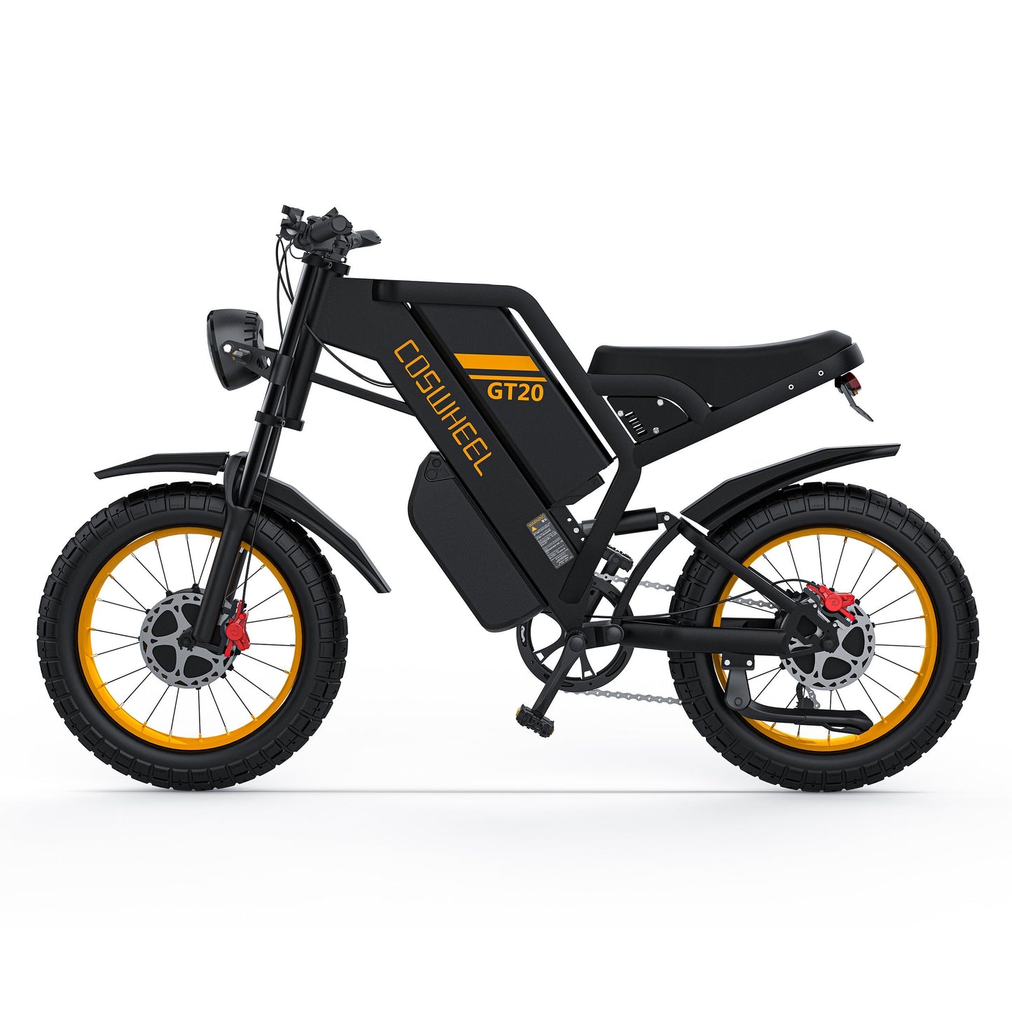 COSWHEEL GT20 PRO 20" Electric Motorcycle 2000W Dual Motor 48V 40Ah Battery