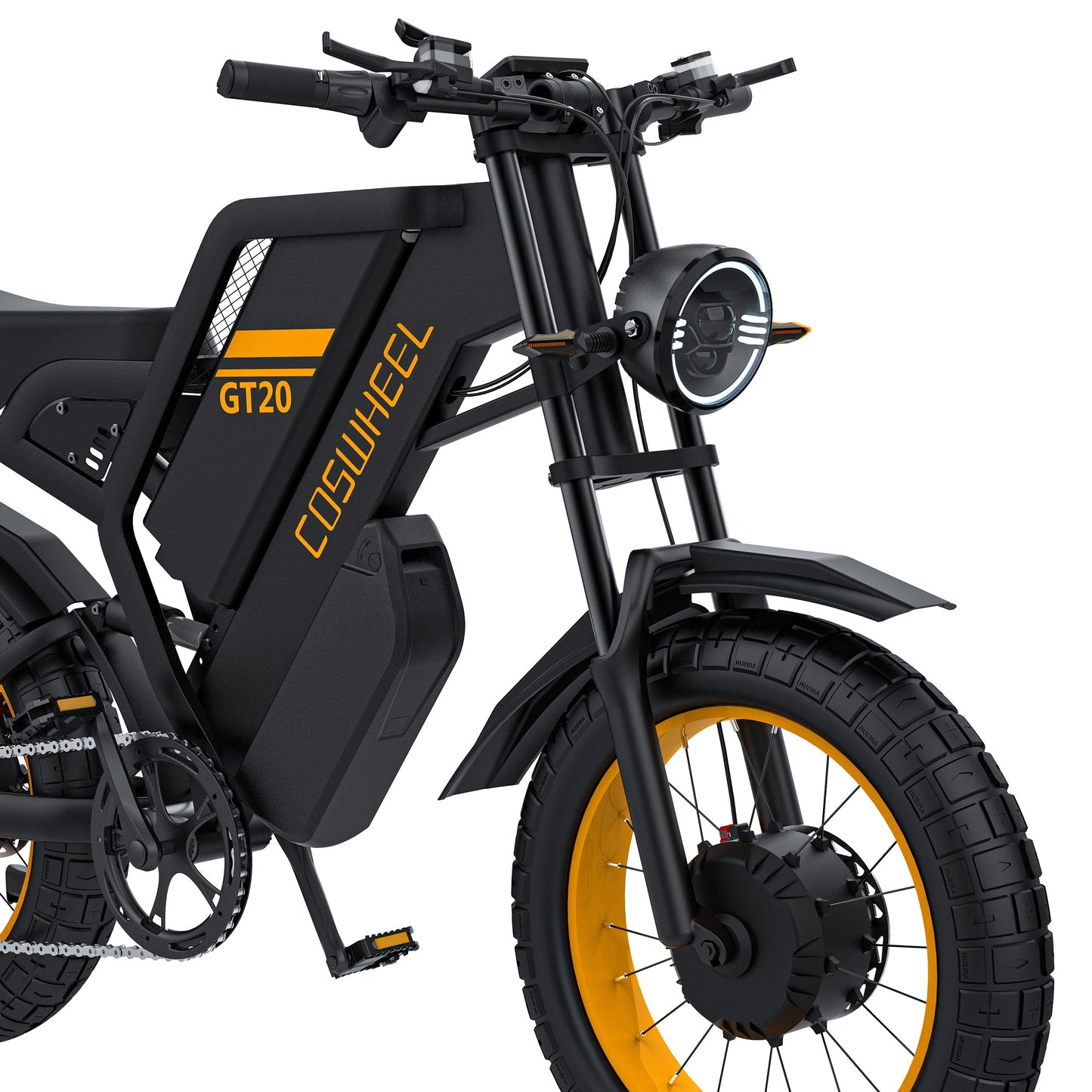 COSWHEEL GT20 PRO 20" Electric Motorcycle 2000W Dual Motor 48V 40Ah Battery