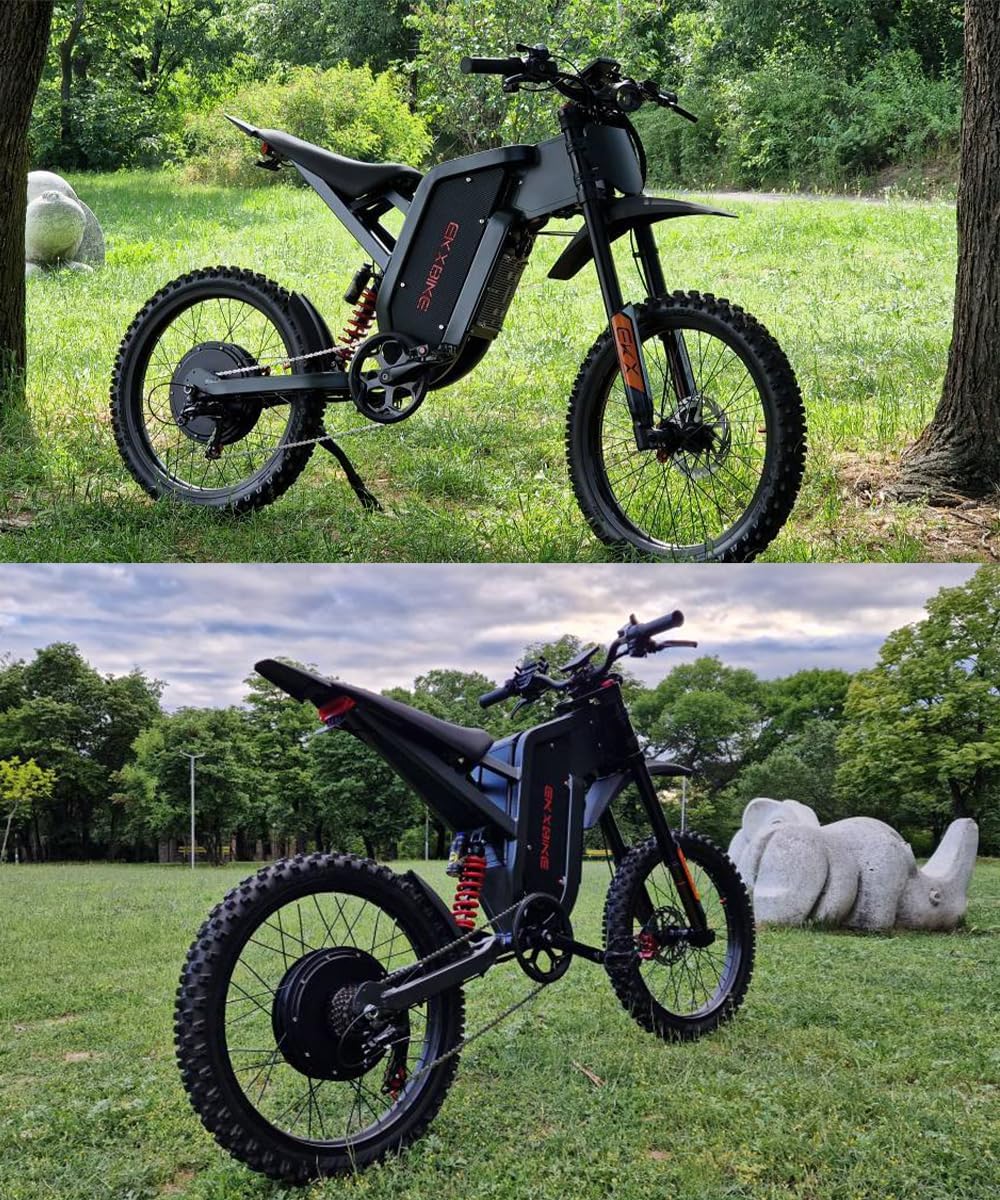 EKXBIKE X21 Max 19" Electric Dirt Bike 3000W Motor 60V 30Ah Battery