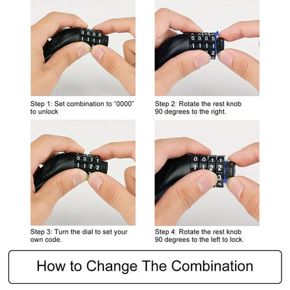 GLEERIDE 4 Digit Zinc Alloy Lock