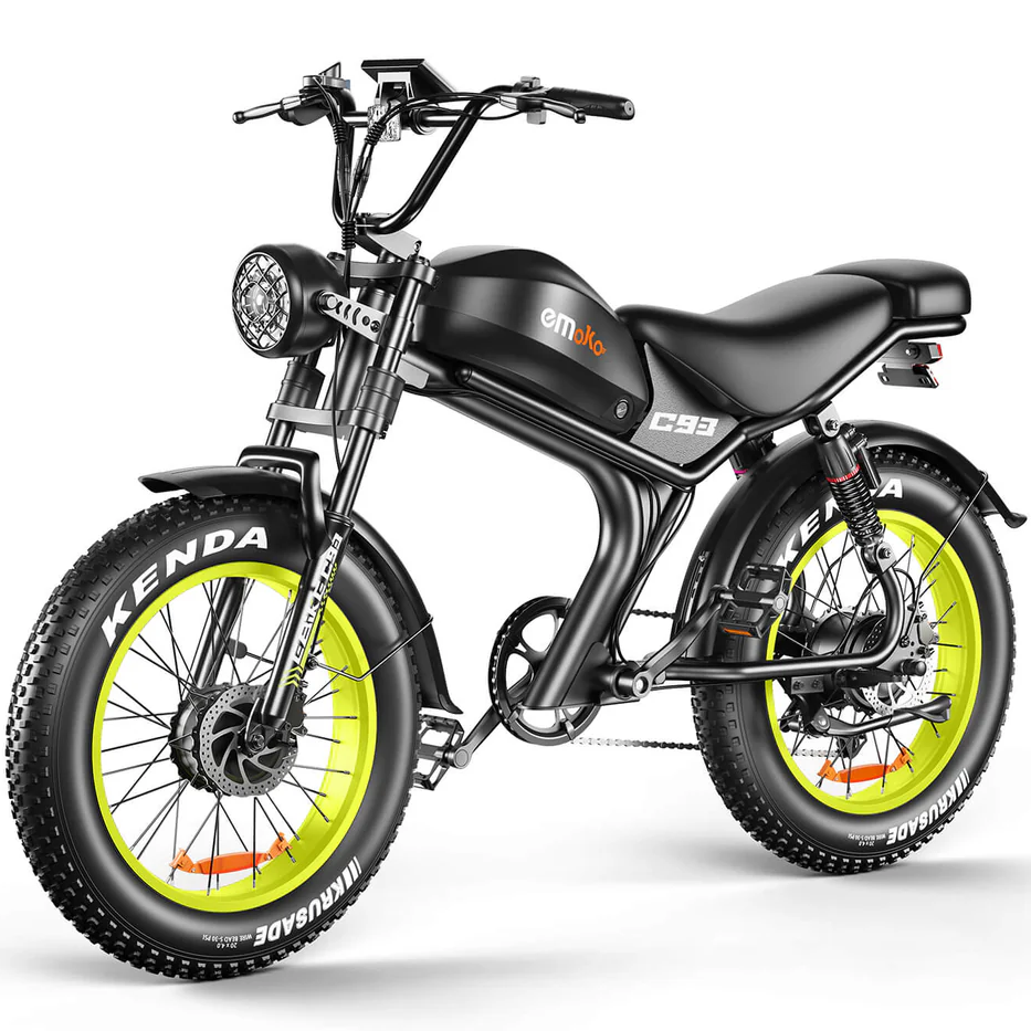 EMOKO C93 20" Electric Motorcycle 2000W Dual Motor 48V 23Ah Battery