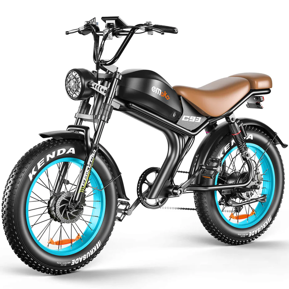 EMOKO C93 20" Electric Motorcycle 2000W Dual Motor 48V 23Ah Battery