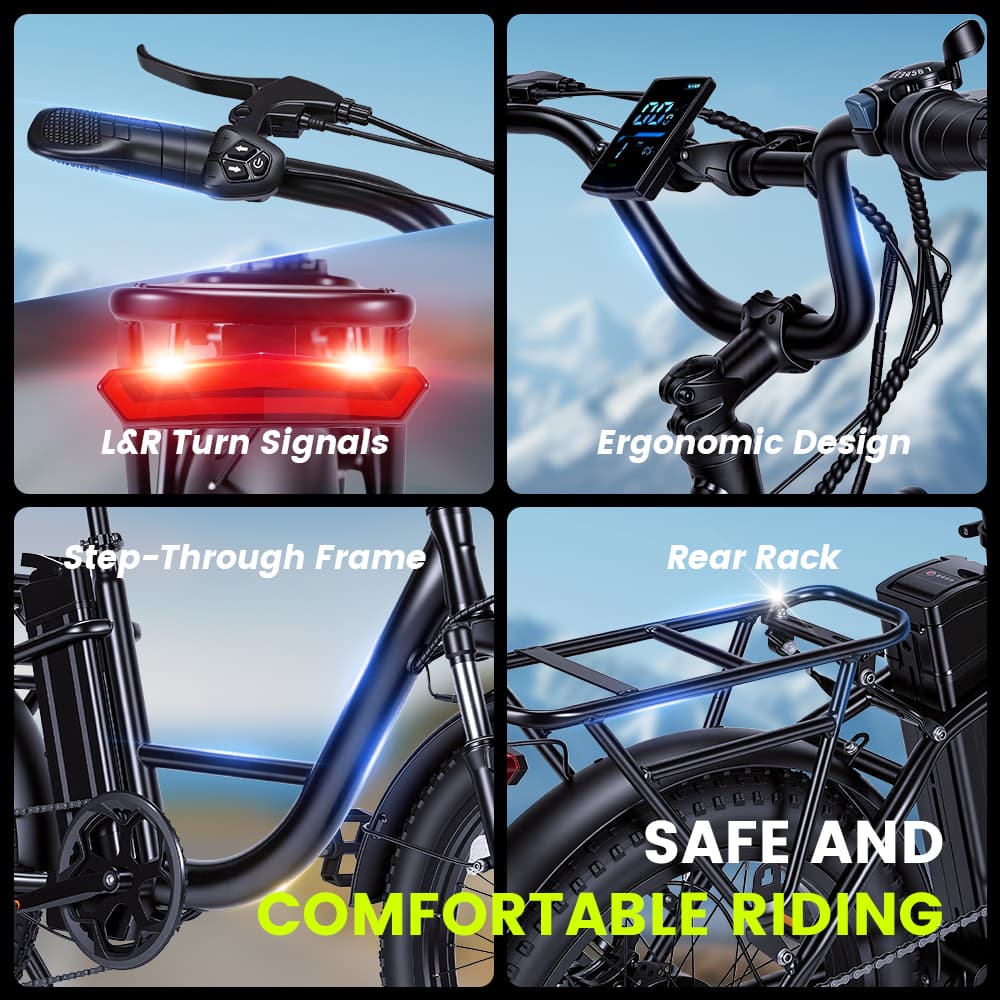 GLEERIDE EC540 Fat Tire Electric Bike