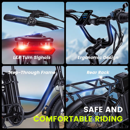 GLEERIDE EC540 Fat Tire Electric Bike