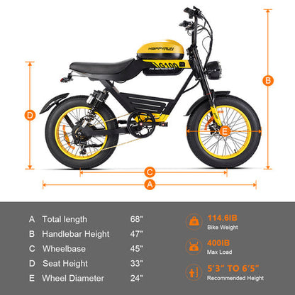 HAPPYRUN G100 Off-Road Electric Bike