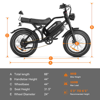 HAPPYRUN G70 Electric Cargo Bike