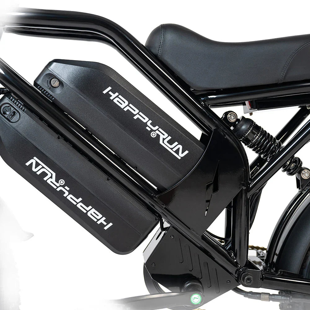 HAPPYRUN G70 20" Electric Cargo Bike 2000W Peak Motor 48V 38Ah Dual Batteries