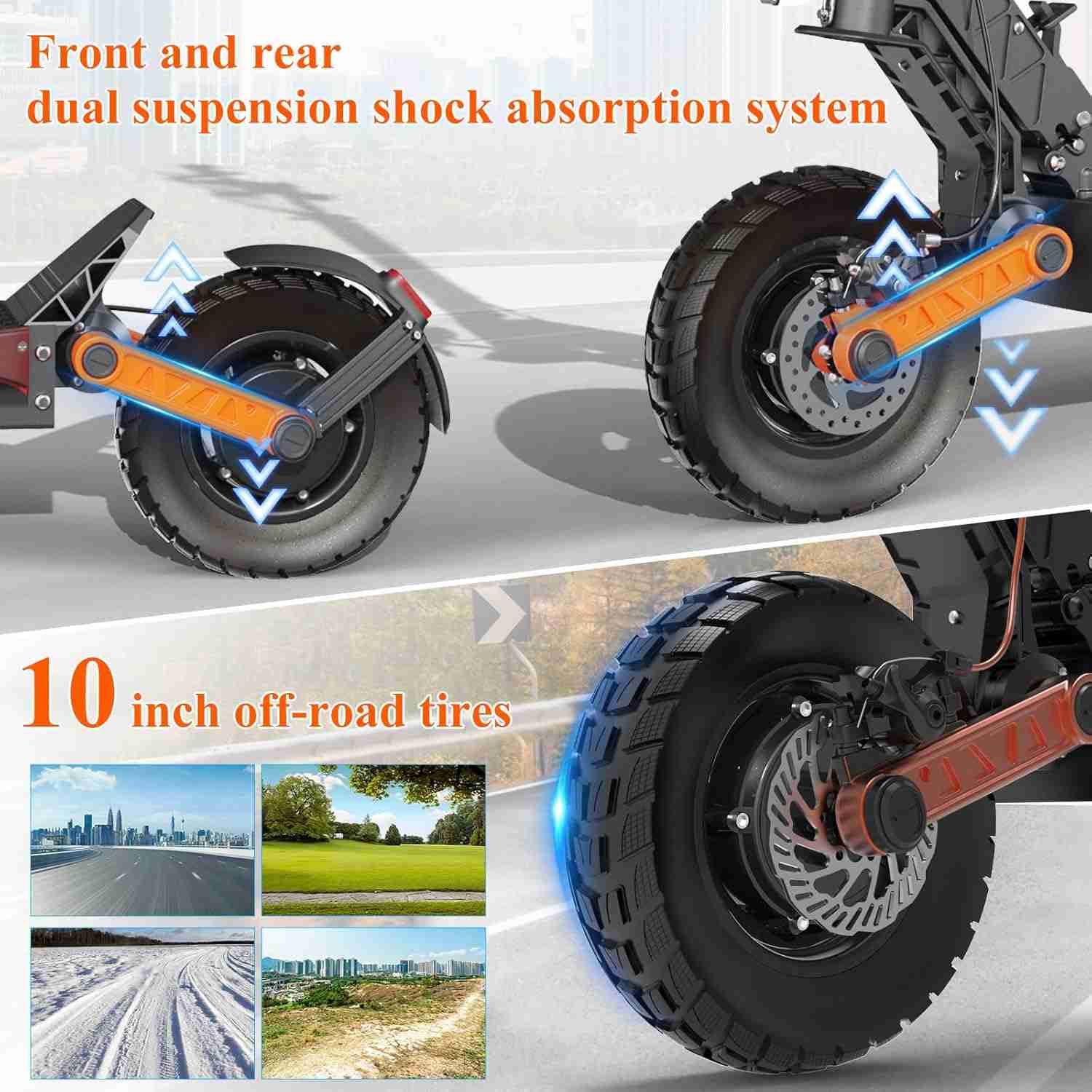 JOYOR S10-S-Z Off Road Electric Scooter