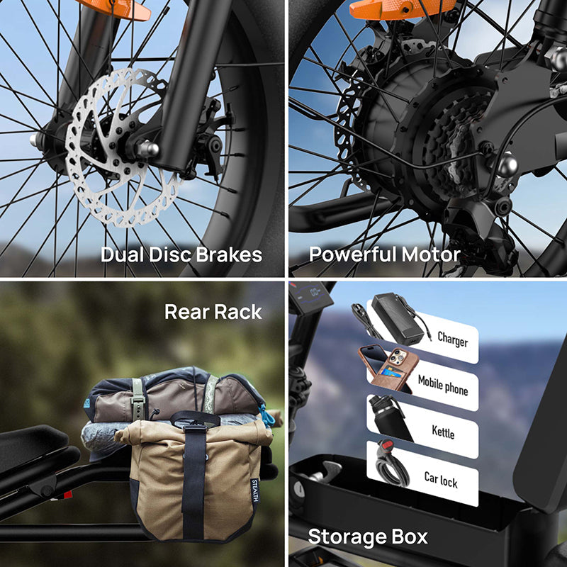 URLIFE T2 Fat Tire Electric Bike