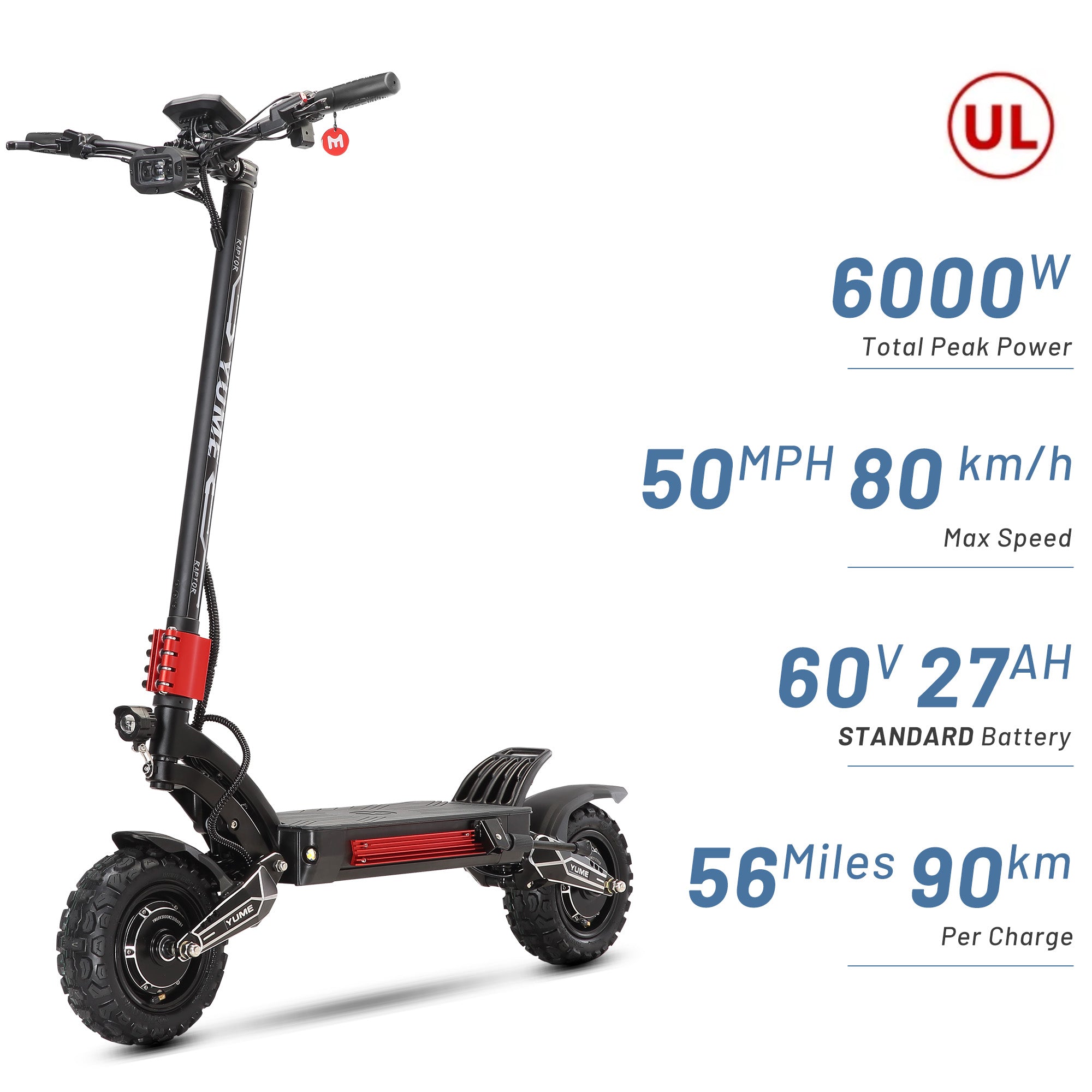 YUME Raptor Off Road Electric Scooter