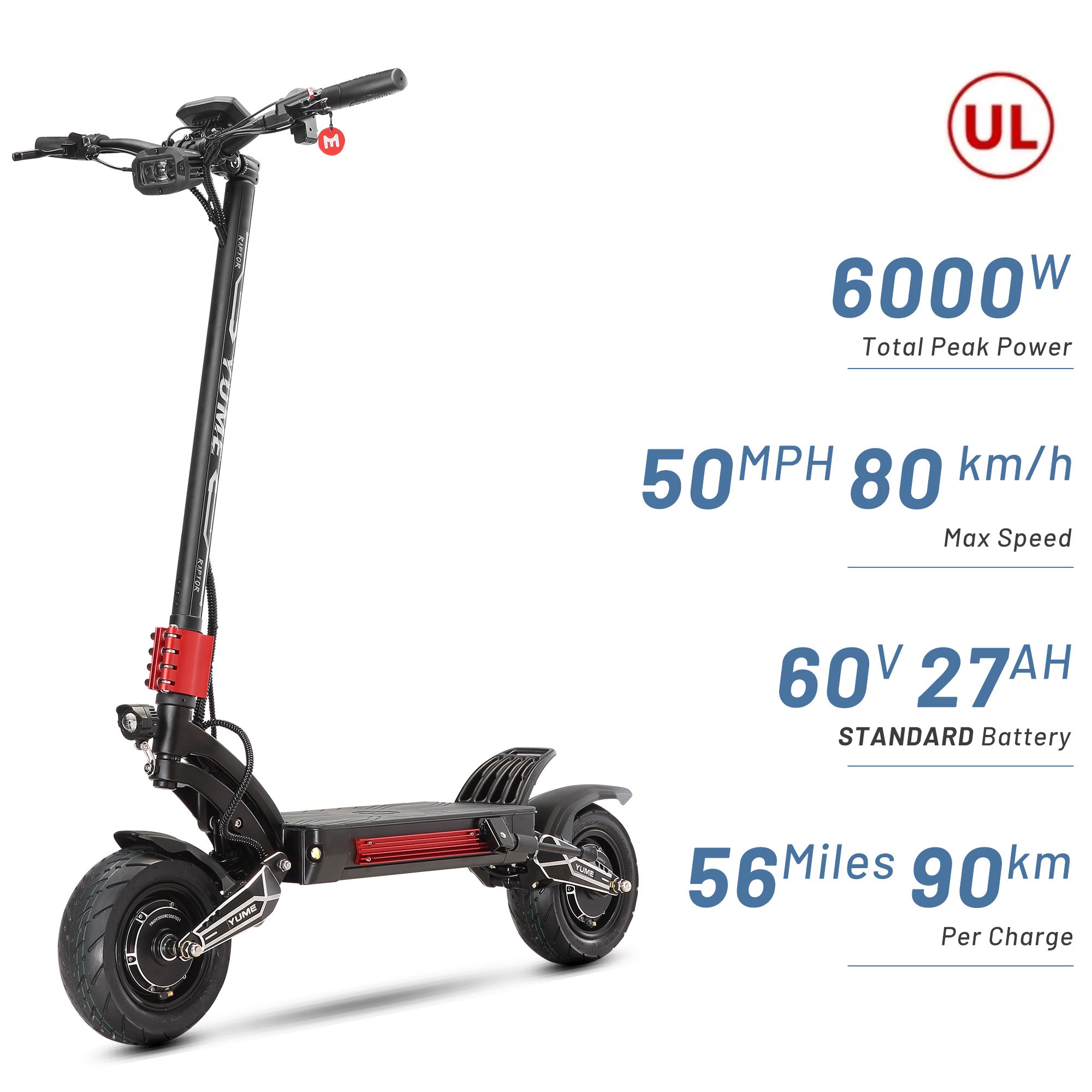 YUME Raptor Off Road Electric Scooter
