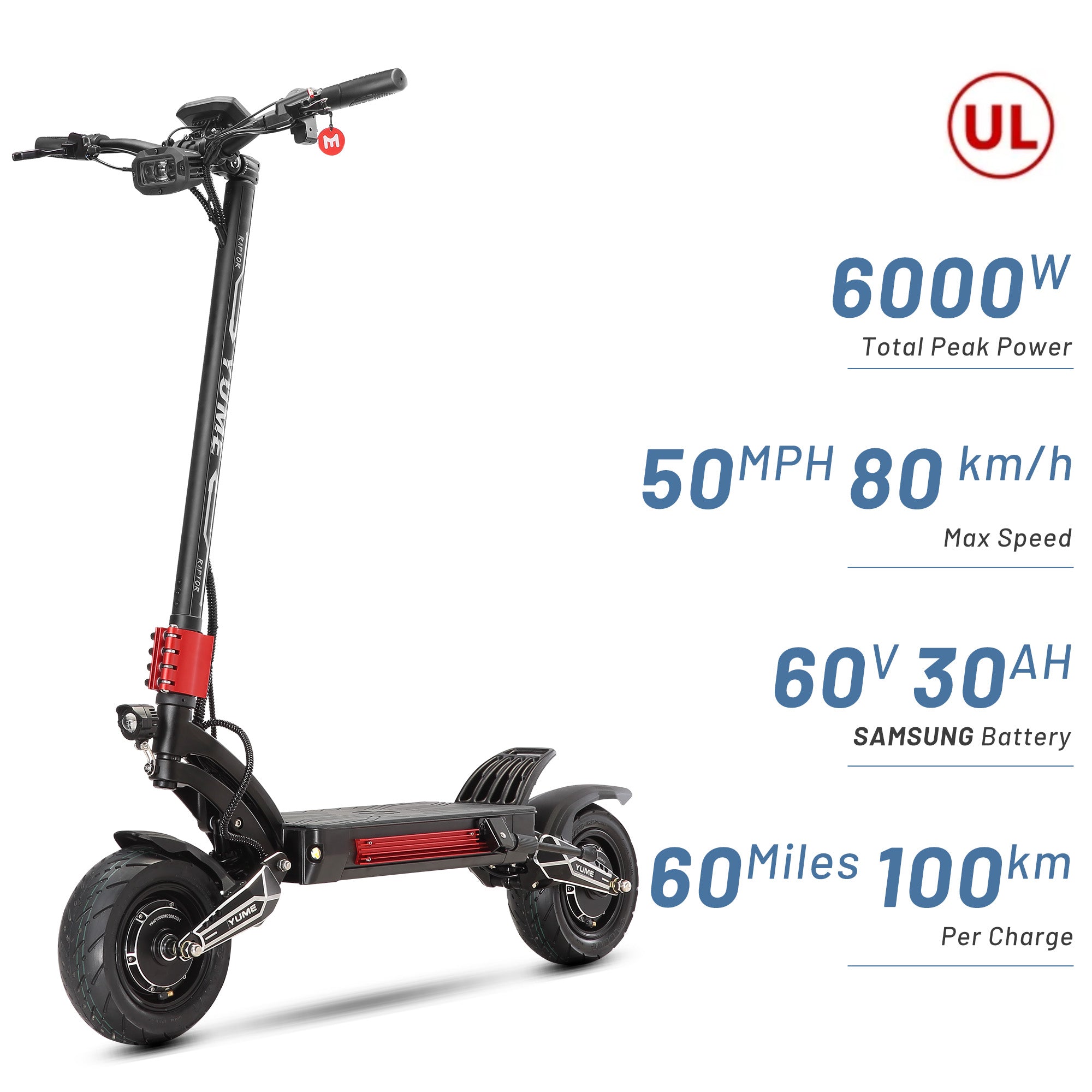 YUME Raptor Off Road Electric Scooter