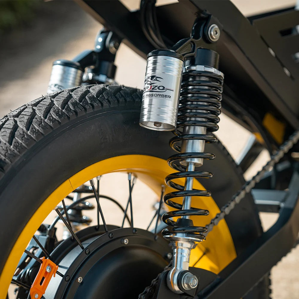 HAPPYRUN G100 PRO Electric Motorcycle 6000W Peak Motor 72V 33Ah Dual Batteries